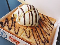 香草冰淇淋厚吐司-阿信厚吐司(曾厝垵店)