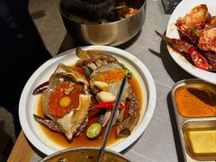 -草家酱蟹炭火烤肉店(珲春南路一店)