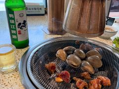 -泰白海鲜烧烤 丹东黄蚬子
