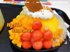 荔枝蜜雪鲜果冰-鲜芋仙(番禺万达广场店)