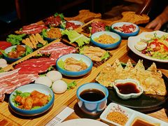 -明洞阿姨·韩式酱蟹烤肉·创意料理(三元桥店)