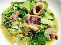 笔管鱼炒小白菜-必点海鲜·鲅鱼水饺(鞍山西道店)