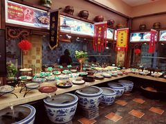 自助取餐区-大地烙馍村(商城路店)
