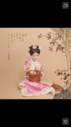 -后宫·古装汉服京剧儿童亲子全家福摄影