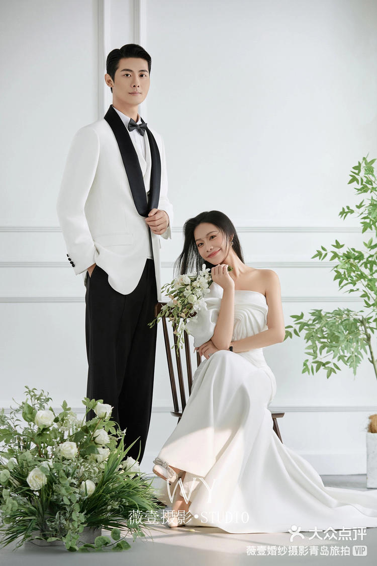 青岛婚纱照韩式极简婚纱照
