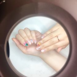 -手牵手美甲