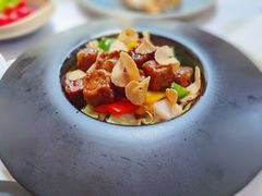 蒜片爆炒鹅肝-广州富力丽思卡尔顿酒店·丽轩·粤菜