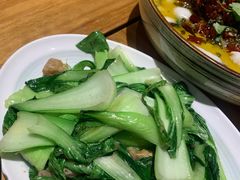 油渣炒青菜-十三式重庆江湖菜(金茂览秀城店)