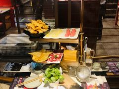 自助取餐区-牛村来人潮汕牛肉火锅(西单店)