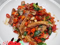 湘菜五花肉肥肠小炒-连鹭海鲜·海肠捞饭·海胆饭(星海店)