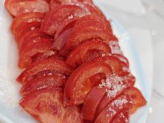 糖拌西红柿-黄牛肉馆·皖南土菜