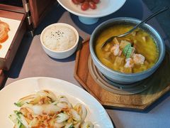 樱花虾煎奶白菜-上饍·中国厨房(建发JFC品尚中心店)