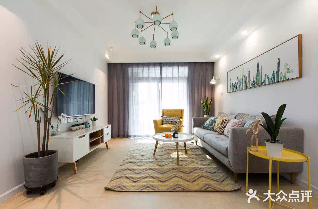 简约北欧风格装修效果图,温馨婚房简单惬意!