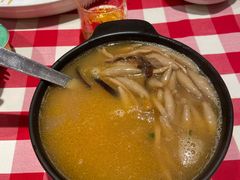 蘑菇汤莜面鱼鱼-西贝(大华虎城店)