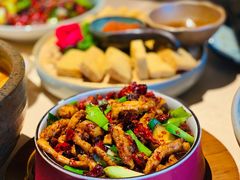 宫爆板筋-山石榴·贵州菜(丰盛里店)