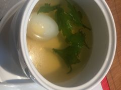 菊叶鸽子蛋汤-鲤院·新中式美学·庭院餐厅(夫子庙店)