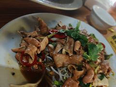 炒鹅肠-龙眼南白粥六顺白粥