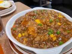 窝蛋牛肉饭-喜莲咖啡