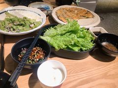 海鲜煎饼-炼火烤肉店