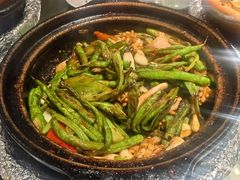 香辣四季豆啫鱿鱼-煲煲好(朝阳门店)