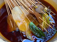 辣卤串串-拈签一笑黄牛肉辣卤串串