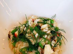 芦笋烩饭配蟹肉和香草-Jean Georges