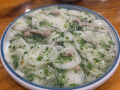 荠菜肉丝炒年糕-小方的面(徐家汇店)