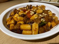 松子牛肉炒年糕-兔爸私家小厨(新北万达店)