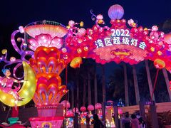 -欢乐海岸椰林沙滩-2025湾区超级灯会