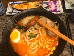海鲜炒乌冬-鱼跃料理(步步高店)