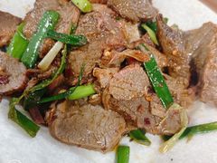 炒羊肉-铁谢李松祖传羊肉汤馆