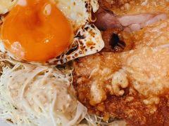 生炸鸡腿蛋饭-食运茶餐厅(文化宫店)