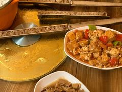 寨子腊味炒山竹笋-七彩云酸水鱼(龙胜十七分店)
