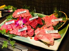 松阪牛肉拼盘-松阪牛焼肉M(法善寺横丁店)