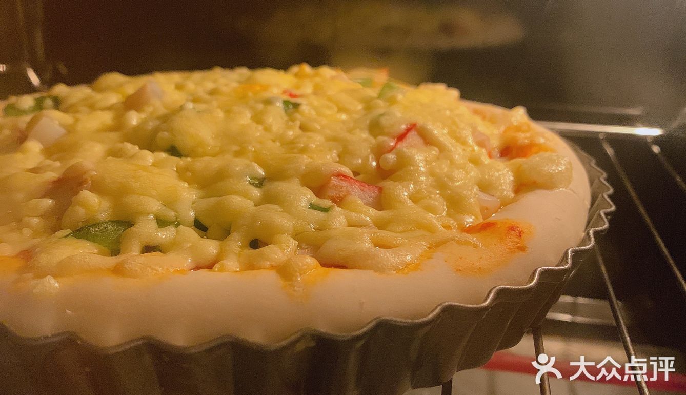 自制海鲜至尊披萨🍕