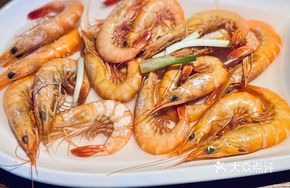 Steamed Wild Shrimp