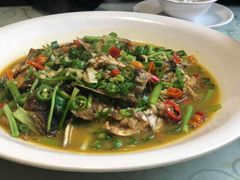 青椒煎鱼头-小芙蓉湘菜馆(易生活购物公园店)