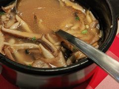 蘑菇汤莜面鱼鱼-西贝(吴江路湟普汇店)