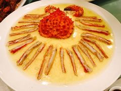 阿拉斯加蟹蒸水蛋-聚宝渔港.五钻酒家(上地店)