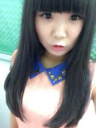 原来齐刘海直发-木北造型