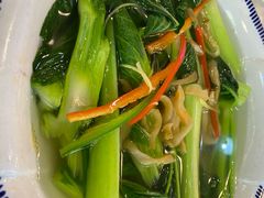 盐水迟菜心-强记鸡粥美食