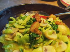 手捏菜炒蘑菇-新白鹿餐厅(金鹰新街口店)