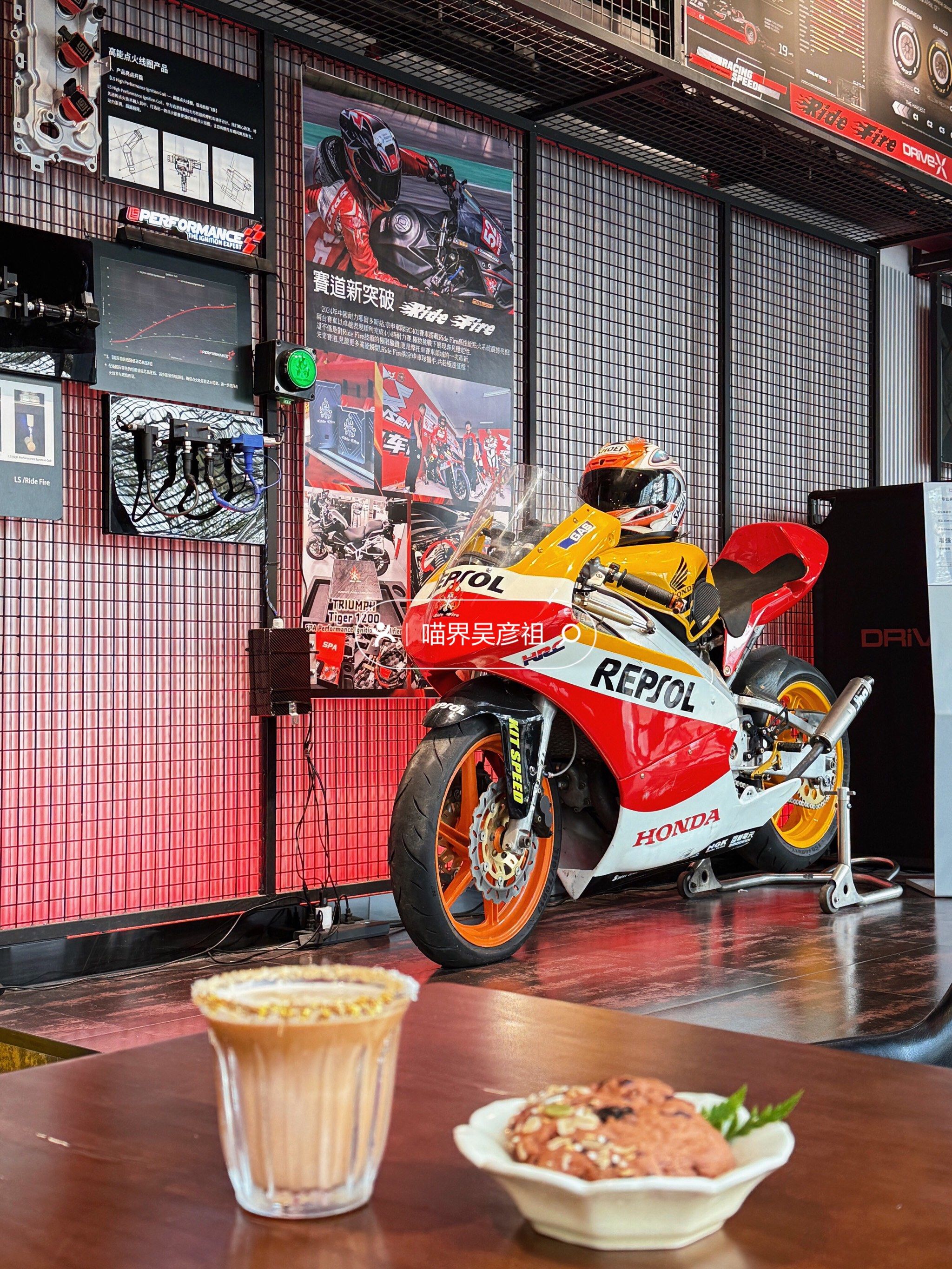 在番禺!超🆒机车主题咖啡店!