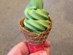 抹茶冰淇淋-豆政(金閣寺境内売店)