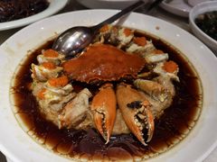 葱油蒸膏蟹-阿明小菜·海鲜·上海菜(梅陇华理店)