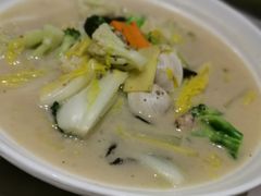 鱼汤白贝浸杂菜-迎悦轩(维景湾店)