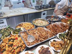 自助取餐区-王三姑牛肉饼