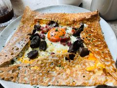 鸡蛋蘑菇熏肉荞麦可丽饼-RAC BAR(安福路店)