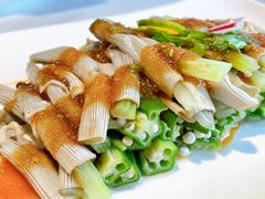 秋葵拌沙虫-黑明餐厅(白鹭洲店)