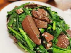 韭菜鸭血-邮电新村嘉积鸭美味园